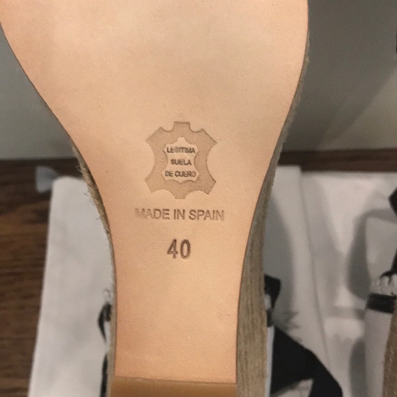 New Marchesa “Hallie” Platform Wedge Heel Espadrille - Picture 8 of 8